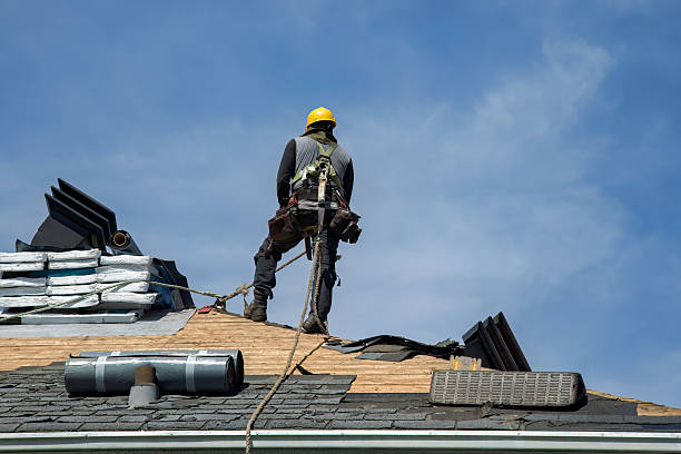Professional Emergency Roof Repair technician working in Williamstown, NJ